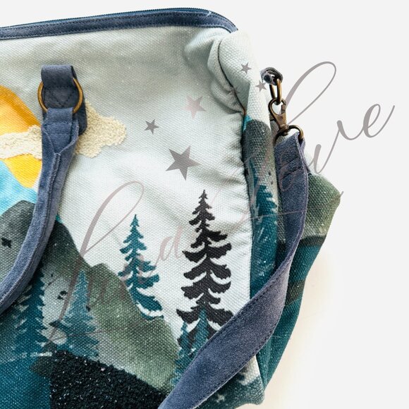 FREE PEOPLE New Horizons Weekender Duffle Bag In Mountain NWOT - Picture 4 of 12